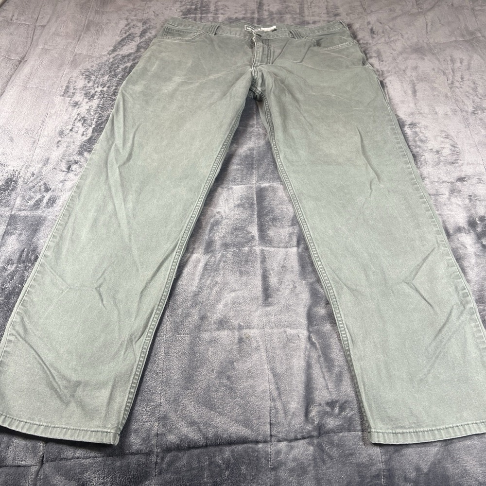 Carhartt 102517 Rugged Flex® Relaxed Fit Canvas 5-Pocket Work Pant Sz 40x30 Elm